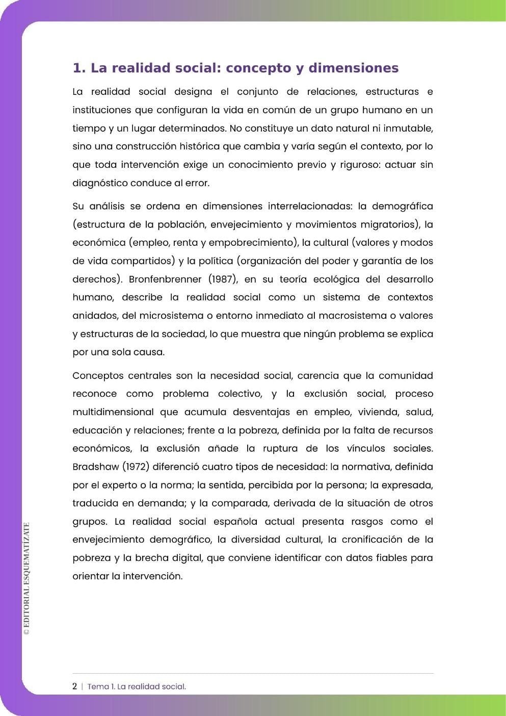 Página real del tema de muestra
